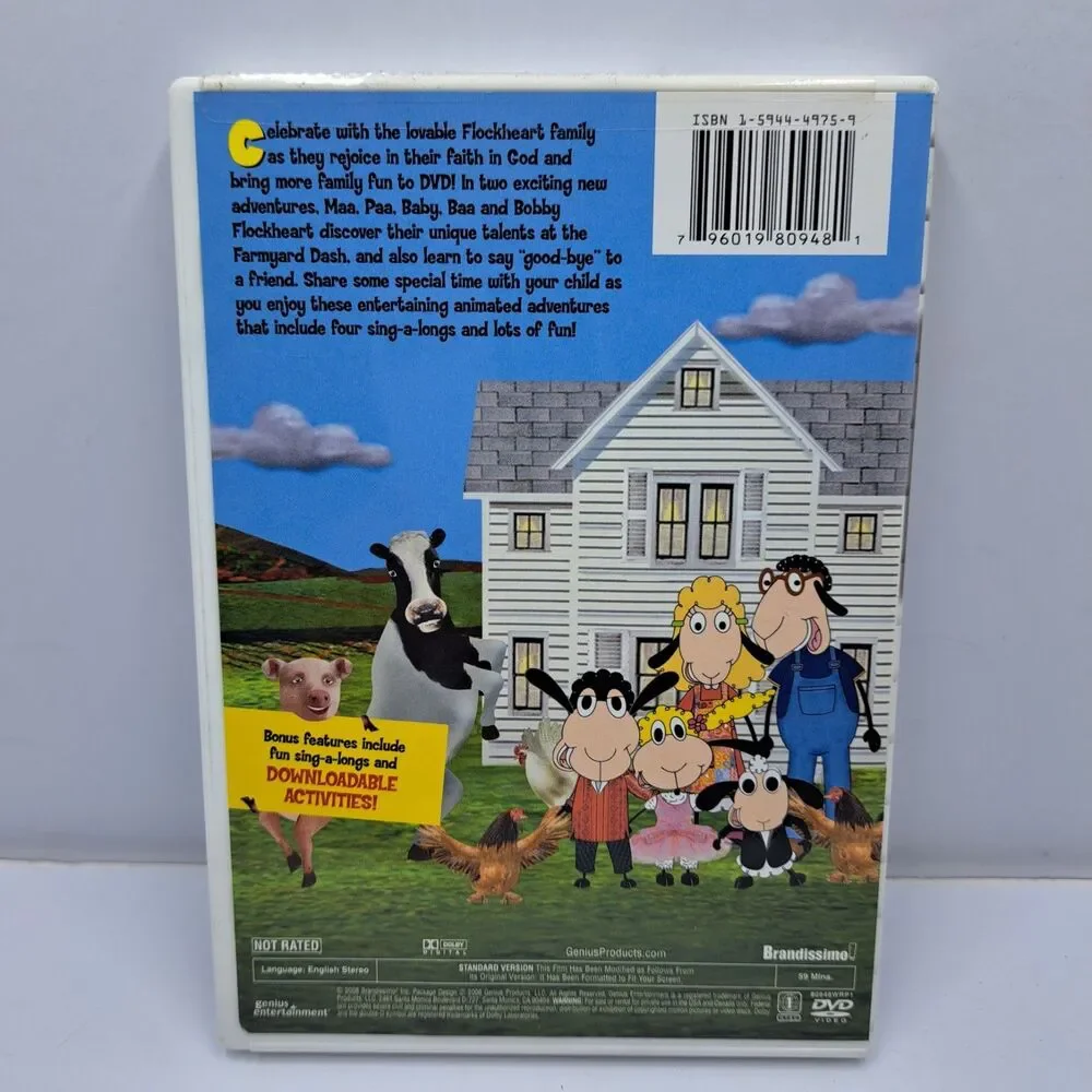 The Flockhearts Blessings in Disguise DVD Volume 2 Christian Cartoon